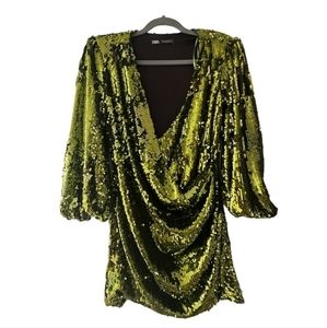 Zara sequin dress
